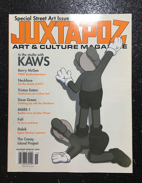 KAWS表紙の2004年JUXTAPOZ MAGAZINE スペシャルイシュー : CRIME（東京