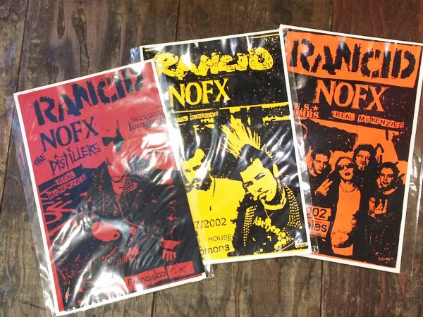 RANCID 2002年ライブポスター : CRIME（東京下北沢Tシャツショップ）