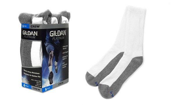 Gildan Platinum 6P Crew Socks : CRIME（東京下北沢Tシャツショップ）