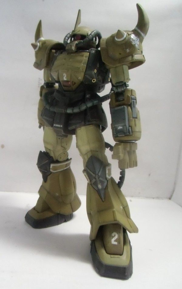 HG プロトタイプグフ　全塗装　完成品 モノアイLED　オリジン HG プロトタイプグフ 全塗装 完成品 モノアイLED オリジン