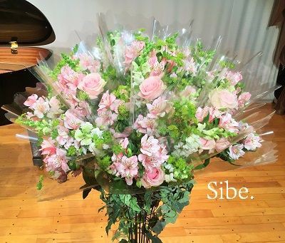 発表会舞台花 ラッピング花束のブーケスタンドフラワー装花 Studio Sibe