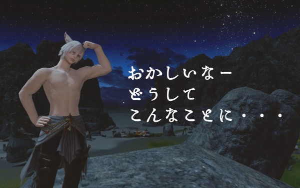 338 エオルゼア女装部 月下に輝くレディの巻 Ff14 Side Free Blog