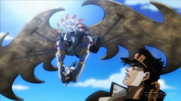 ジョジョの奇妙な冒険 エジプト編 ２６話 Dioの怖さの一端に触れる会でもあったな 来週はオインゴボインゴ予知能力なんて きっとンデゥール以上の強敵だな 新世紀ニコニコアニメ速報