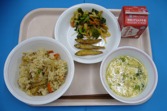 本日の給食 島根小学校 給食ブログ