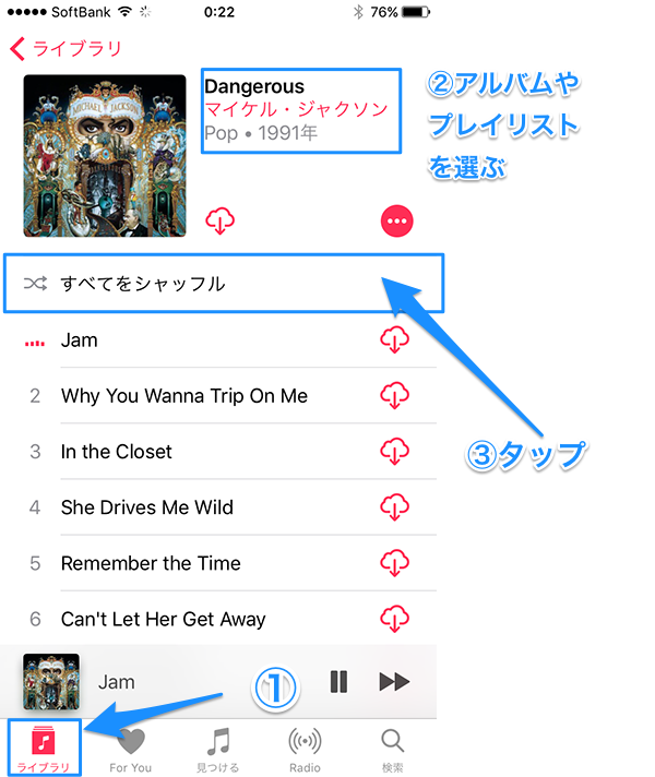 Apple Musicでプレイリストをシャッフル リピートする方法 Simple Guide To Iphone シンプルガイド