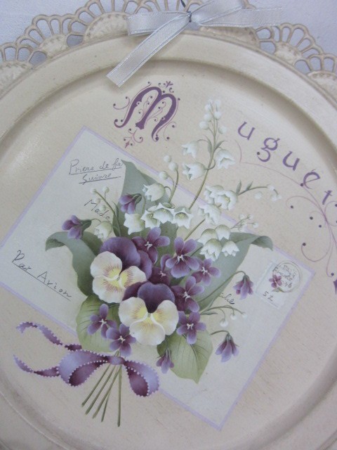 トールペイント ティンプレートのビオラ : SimpleSlowなペイントライフ