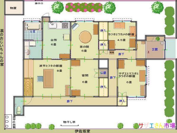 磯野家の間取り エイブルネットワーク新大阪西店