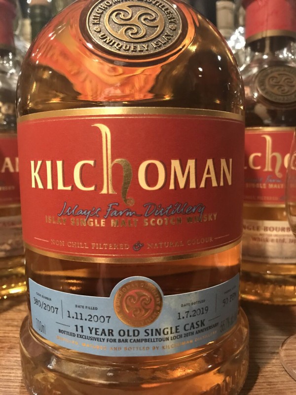 Kilchoman 11yo 2007 - 2019, Campbelltoun Loch 20th Anniversary / キルホーマン 11年  2007 - 2019 キャンベルタウン・ロッホ20周年 : 酒飲ダイアリー