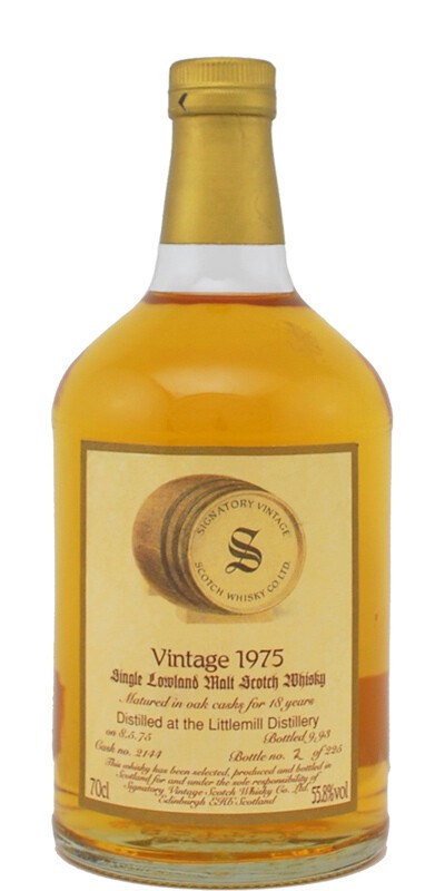 Littlemill 18yo, 1975 - 1993, The Master of Malt / リトルミル 18年 1975 - 1993  ザ・マスター・オヴ・モルト : 酒飲ダイアリー