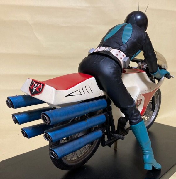 RMWレインボー造形 仮面ライダー旧1号&サイクロン号 フィギュア モデルレビュー第38弾】レインボー造型企画 1/5 仮面ライダー旧1