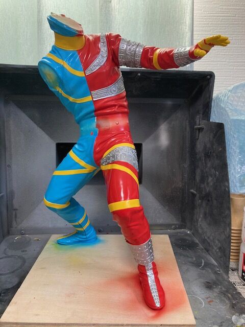 海洋堂 メガソフビ 人造人間キカイダー 【その3 完成】 : 昭和特撮模型倉庫