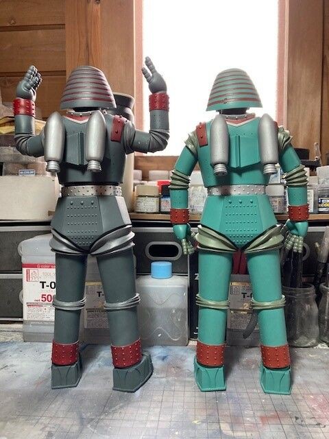 バイロットエース。ジャイアントロボ。と塗装有り。 モデルレビュー第3弾】パイロットエース ジャイアントロボ