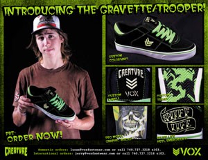 GRAVETTE/TROOPER : ＡＤＶＡＮＣＥ ＳＫＡＴＥ 入荷 