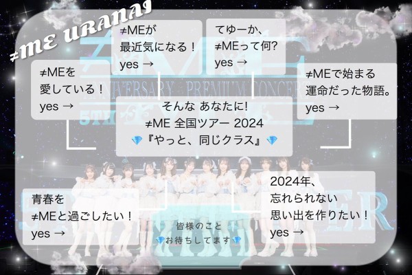 ≠ME] 蟹沢萌子「ノイミー全国ツアー2024 一覧作ってみました