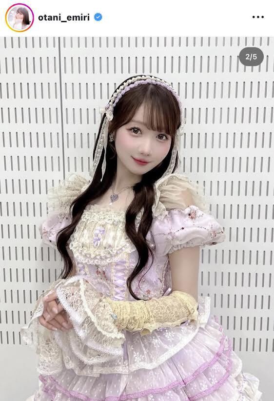 イコラブ] 大谷映美里、フリフリの新衣装姿が「お姫様すぎるぅぅ