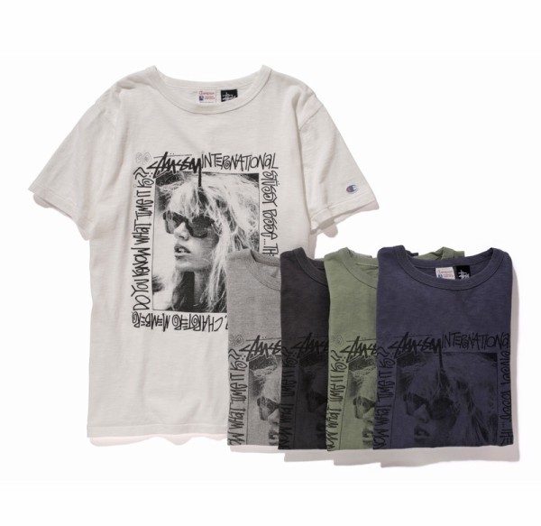 STUSSY × CHAMPION VINTAGE LAURA TEE : SKOOL OF DAZE