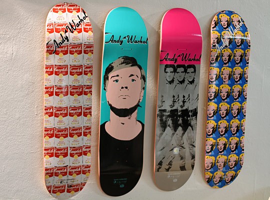 ALIAN WORKSHOP × アンディウォーホル　スケボーデッキ Andy Warhol x Alien Workshop Complete Skateboard Collection