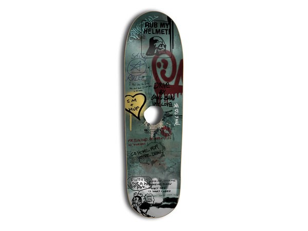 HUF X SKATE MENTAL GLORY HOLE CRUISER : SKOOL OF DAZE