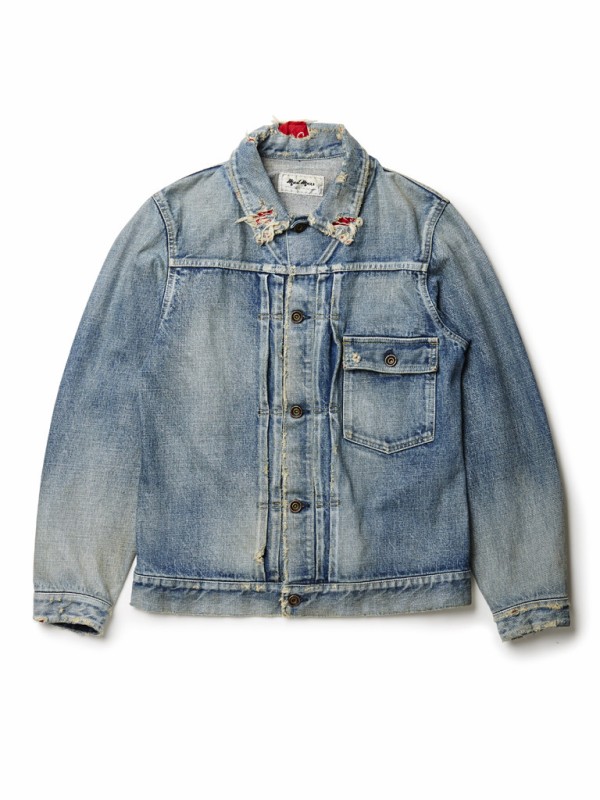 NEXUSVII. ULTIMATE DAMAGED DENIM JACKET : SKOOL OF DAZE NEXUSVII. ULTIMATE DAMAGED DENIM JACKET : SKOOL OF DAZE