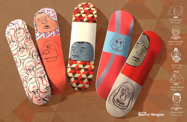 Baker barry McGee spanky スケボー-