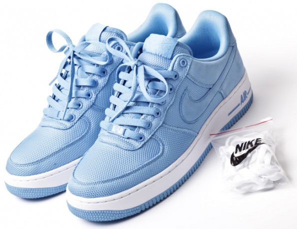 light blue suede nike air force 1