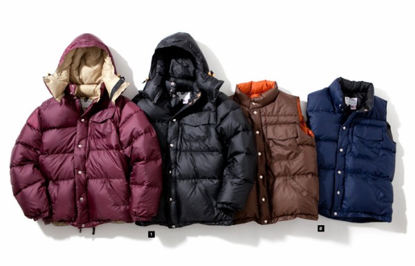 CRESCENT DOWN WORKS × HEAD PORTER PLUS DOWN JACKET & VEST : SKOOL