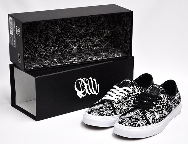 VANS SYNDICATE AVE DILL PACK AV CLASSIC S SPIDER WEB BLACK : SKOOL 