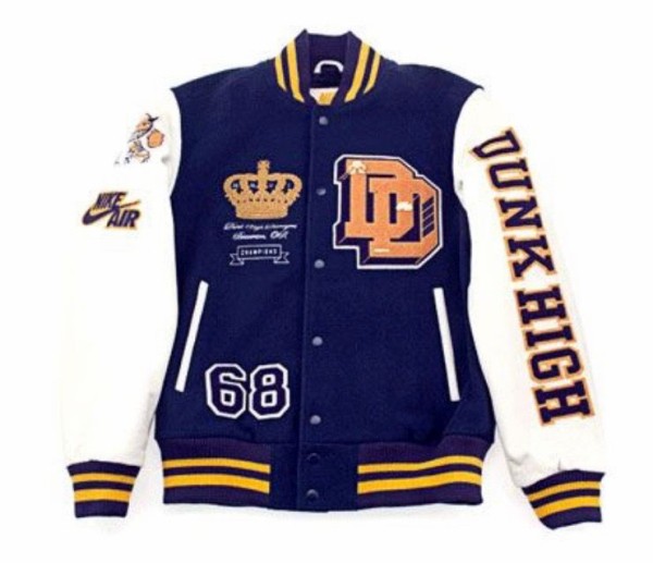 NIKE DUNK HIGH DESTROYERS HOME LETTERMAN JACKET : SKOOL OF DAZE