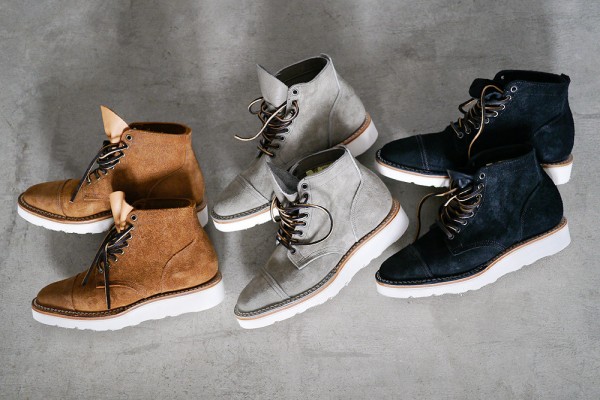VIBERG　ヴィバーグ　hobo　ホーボー　コラボ　ブーツ　US8　スウェード