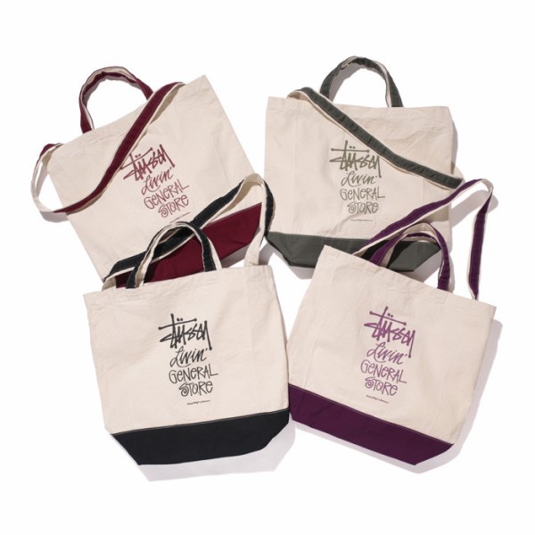 STUSSY Livin' General Store 2WAYトートバッグ STUSSY Livin' General Store 2WAYトートバッグ - メルカリ