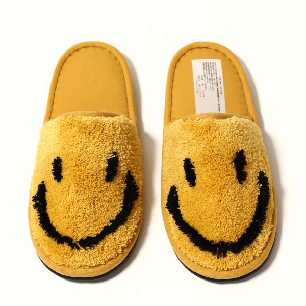 SECOND LAB. - SECOND LAB.  BOA SMILE ROOMSHOES  イエロー SMILE ROOM SHOES (yellow) – secondlab