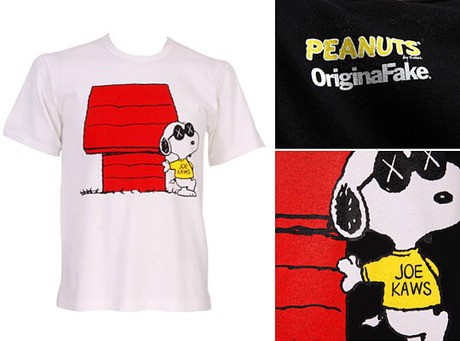 Original Fake x Peanuts “Joe KAWS” T-Shirt : SKOOL OF DAZE