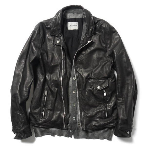 Undercover 14202-1 Leather Jacket 2012 SS : SKOOL OF DAZE