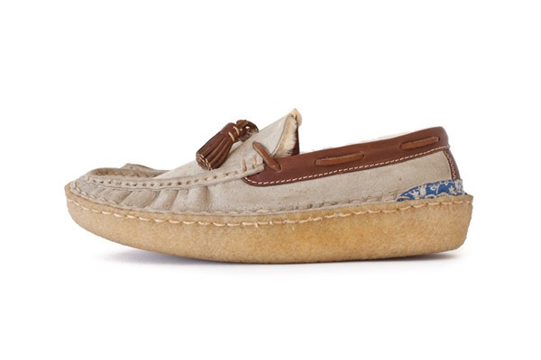 visvim ISLAND LAKE SLIPPERS-FOLK SAND