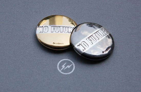 Bunney for Fragment 34mm 'NO FUTURE' Badge : SKOOL OF DAZE