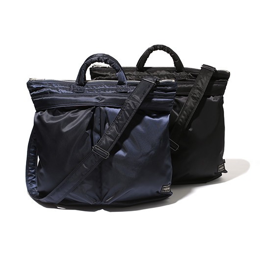 PORTER×STUSSY ポーター タンカー ヘルメットバッグ 黒 STUSSY x PORTER HELMET BAG : SKOOL OF DAZE