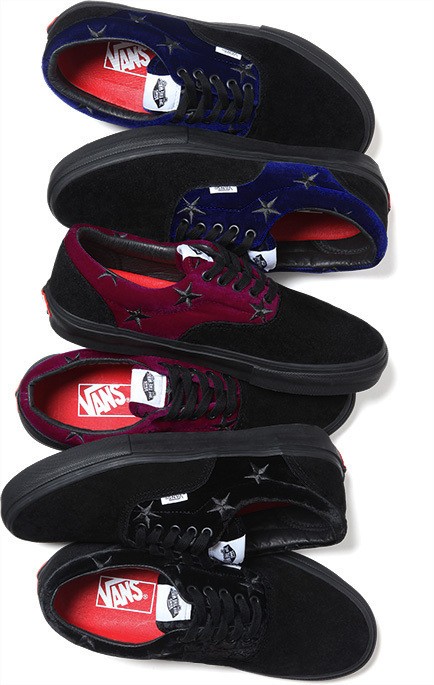 SUPREME × VANS VELVET SK8-HI & ERA : SKOOL OF DAZE