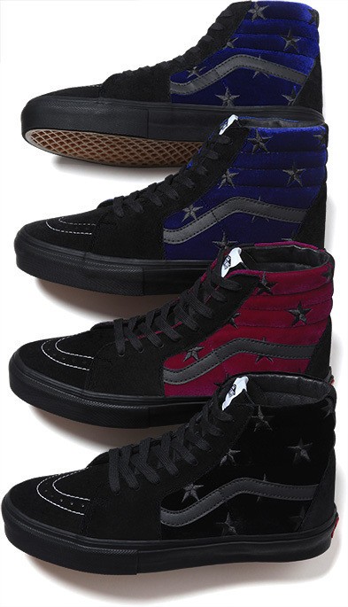 SUPREME × VANS VELVET SK8-HI & ERA : SKOOL OF DAZE