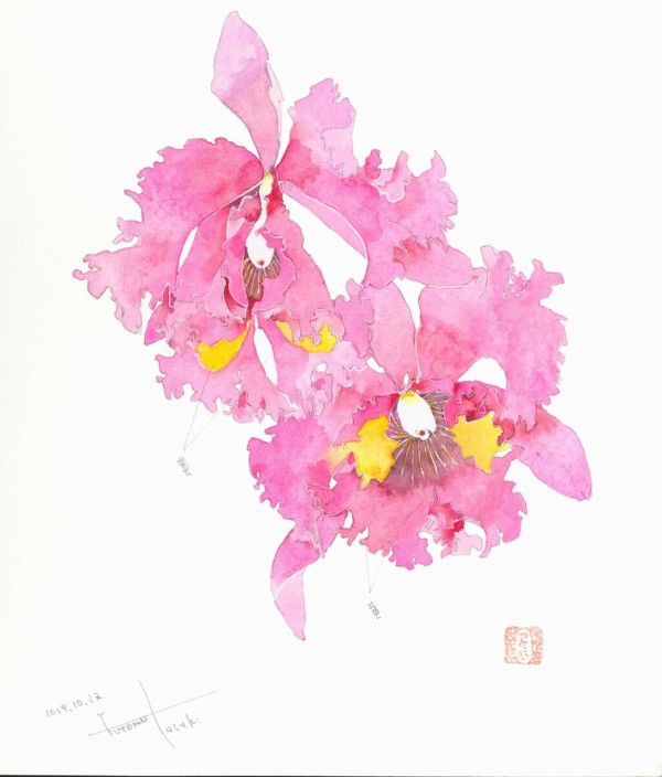 市民園芸講座 「透明水彩で描く花のはがき絵」を開催しました