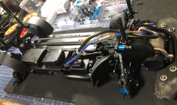 XV-01 ロングダンパー仕様の大掃除💦 : 小学生の息子とラジコン始め