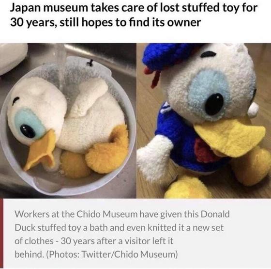 海外 映画化できるな 30年前の落とし物のぬいぐるみを今も保管している日本の博物館に対する海外の反応 すらるど 海外の反応