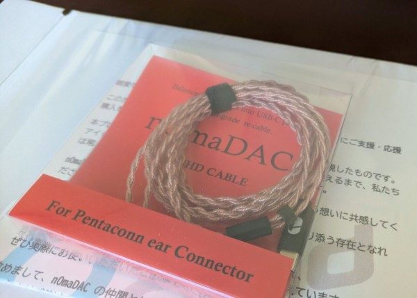 Type-C接続 バランス出力DACケーブル nOmaDAC 簡易レビュー : slow