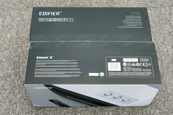 EDIFIER D12 ワイヤレススピーカー箱、説明書付き EDIFIER公式 | Edifier D12 Bluetooth ブックシェルフスピーカー