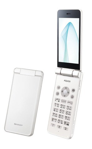 シャープ、SIMフリーの折りたたみ型Androidガラホ「AQUOS