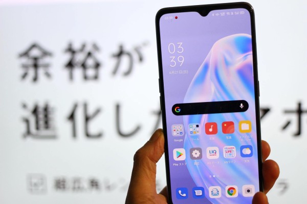 SIMフリーのFeliCaや防水に対応したスタンダードスマホ「OPPO