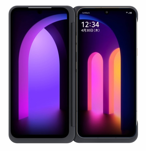 SoftBank向けデュアルスクリーン対応の5Gスマホ「LG V60 ThinQ 5G」が5