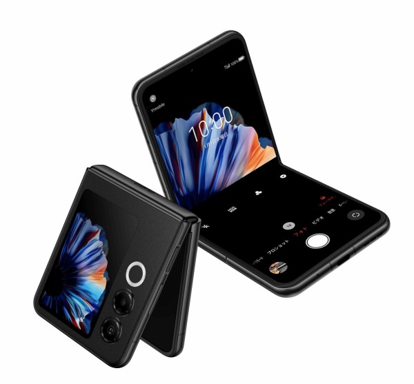ZTEジャパンがFeliCa対応フォルダブルスマホ「nubia Flip 2」を