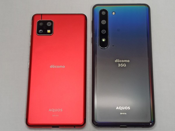 「うまかふぇ」AQUOS sense4 レッド 64 GB docomo SHARP AQUOS sense4 (sh-41A) 4/64GB 5.8