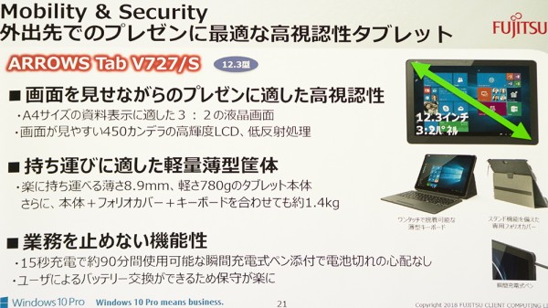 ARROWS Tab V727/S Core i7 128GB ペン付　#2 ARROWS Tab V727/S Core i7 128GB ペン付 美品 - メルカリ