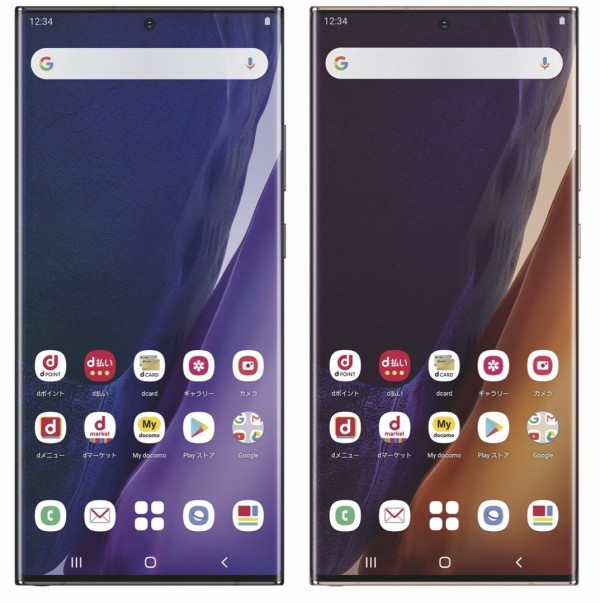 NTTドコモ、高性能スマホ「Galaxy Note20 Ultra 5G SC-53A」にAndroid